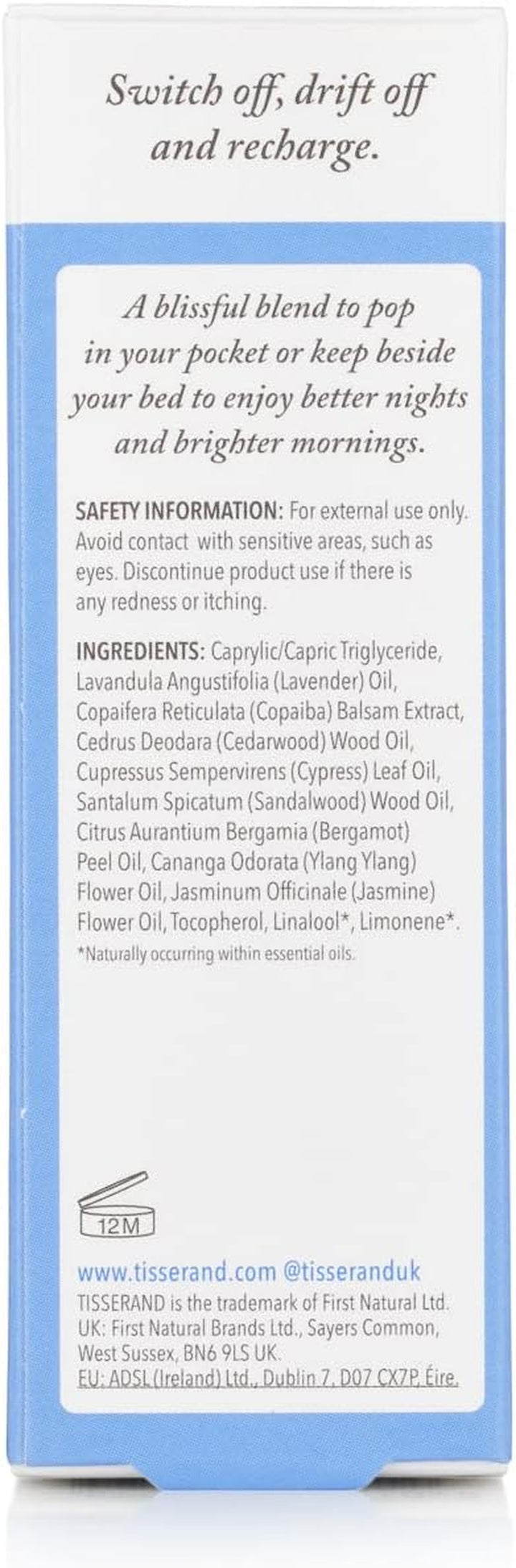 Aromatherapy - Sleep Better - Pulse Point Roller - Lavender, Jasmine & Sandalwood Essential Oils - 100% Natural Pure Essential Oils - 10Ml