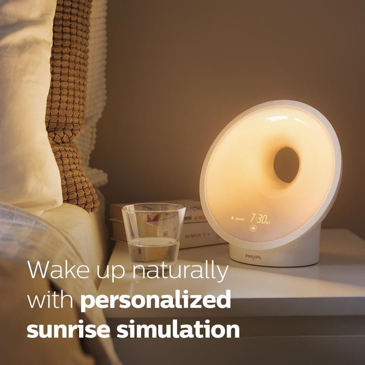Smartsleep Sleep and Wake-Up Light, Simulated Sunrise and Sunset, Multiple Lights and Sounds, Relaxbreathe to Sleep, HF3651/01