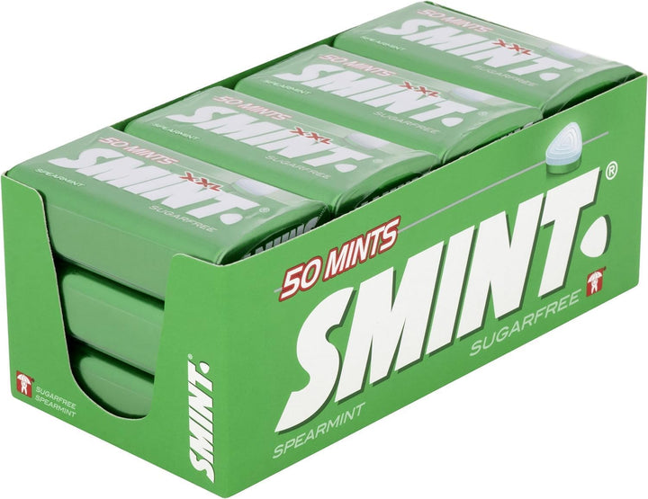 Sugar Free Sweet Mints, Suitable for Vegetarians - 12 X 50 XXL Tins