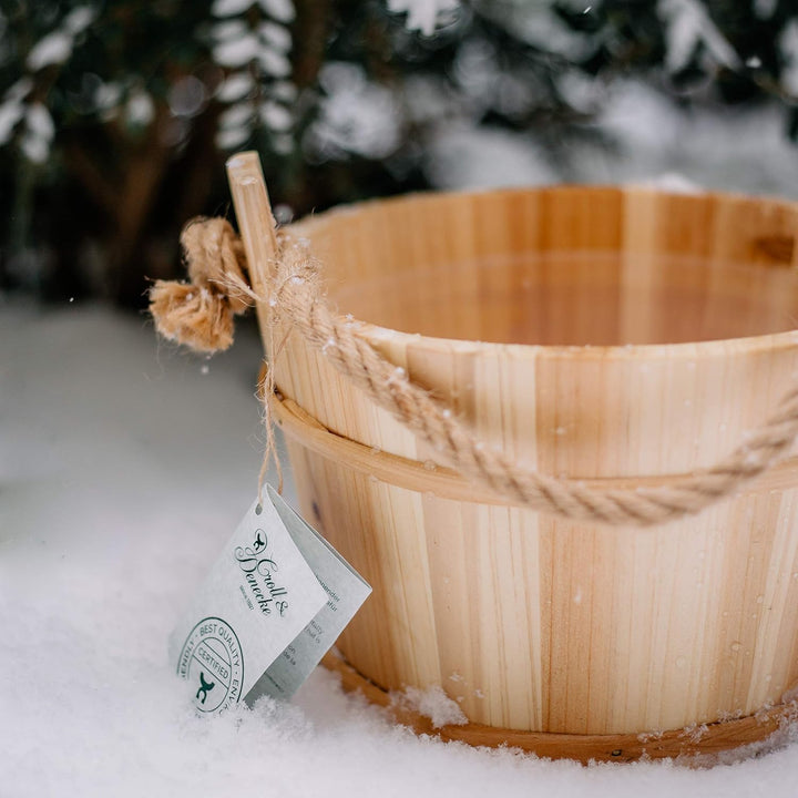 Wooden Sauna Bucket Diameter 28 Cm