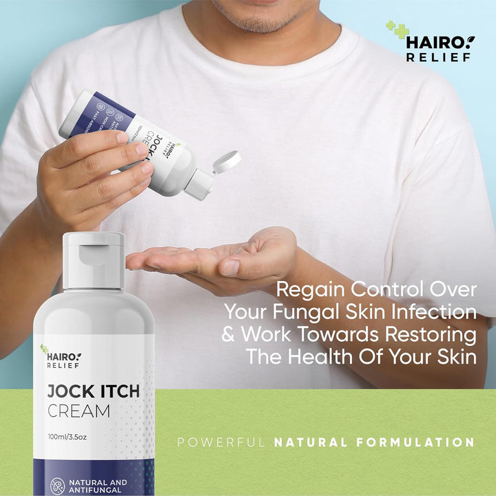 Fast Relief for Jock Itch |New  Relief - Jock Itch Cream 100Ml XL | Jock Itch Treatment for Men & Women | Antifungal Cream