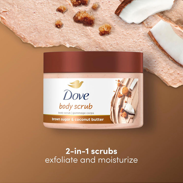 Scrub Brown Sugar & Coconut Butter for Silky Smooth Skin Body Scrub Exfoliates & Restores Skin'S Natural Nutrients 298Ml