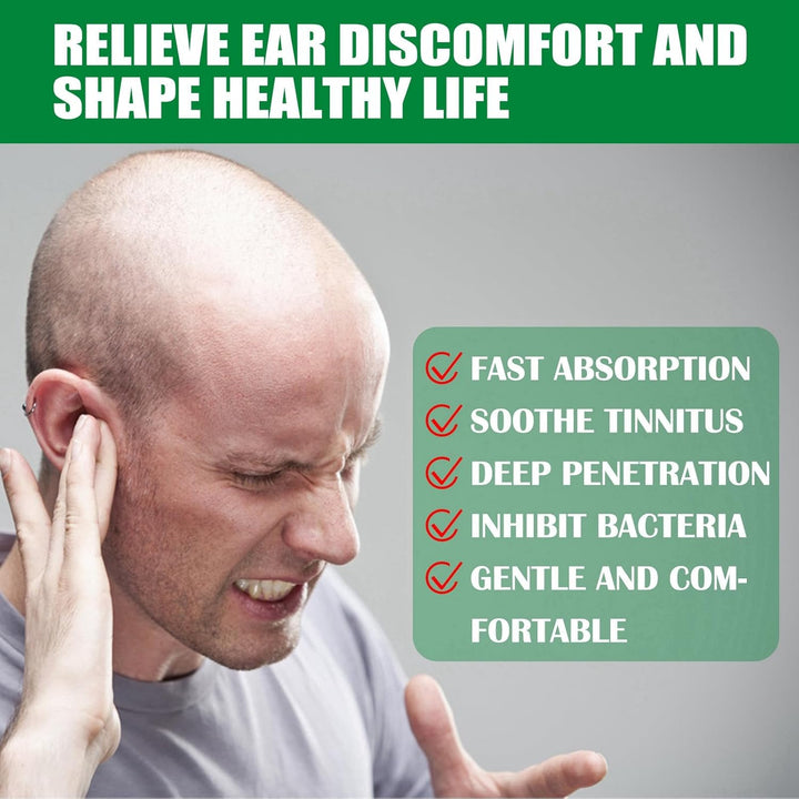 Ear Drops,Ear Ringing Relieving Ear Drops Treatment,Tinnitus Treatment for Ear Ache Relief,Tinnitus Relief for Ringing Ears,Ear Drops Pain Relief,Tinnitus Ear Drops for Ear Care,Itchy Ear Relief Drops