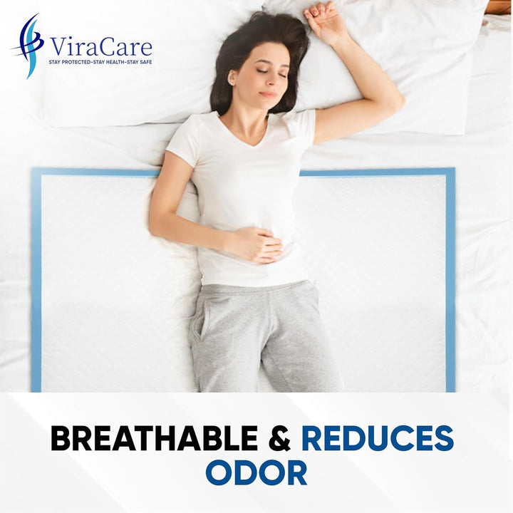 100 X Premium Incontinence Bed Pads 60X90 Cm | Incontinence Bed Sheets | Provides Soft Feel | Disposable Bed Mats for Incontinence | Bed Protectors Kids | Maternity Bed Mats (5 Packs of 20)