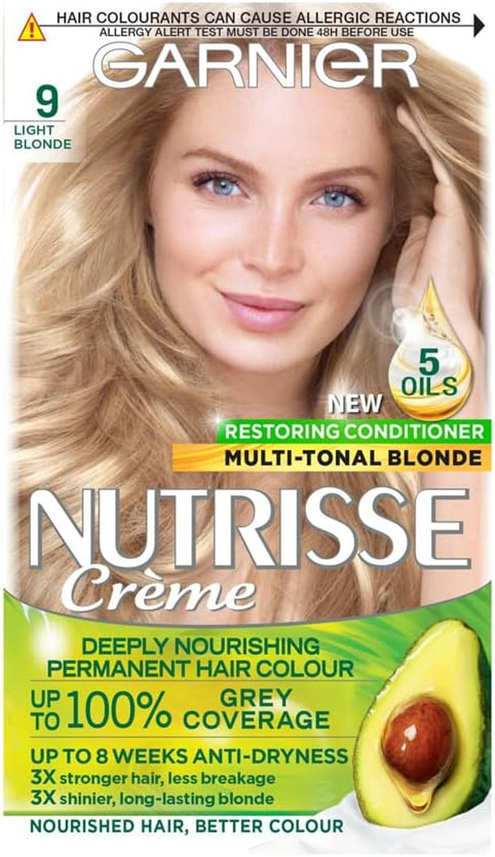 Nutrisse Permanent Hair Dye, Natural-Looking, Hair Colour Result, for All Hair Types, 5 Mocha Brown