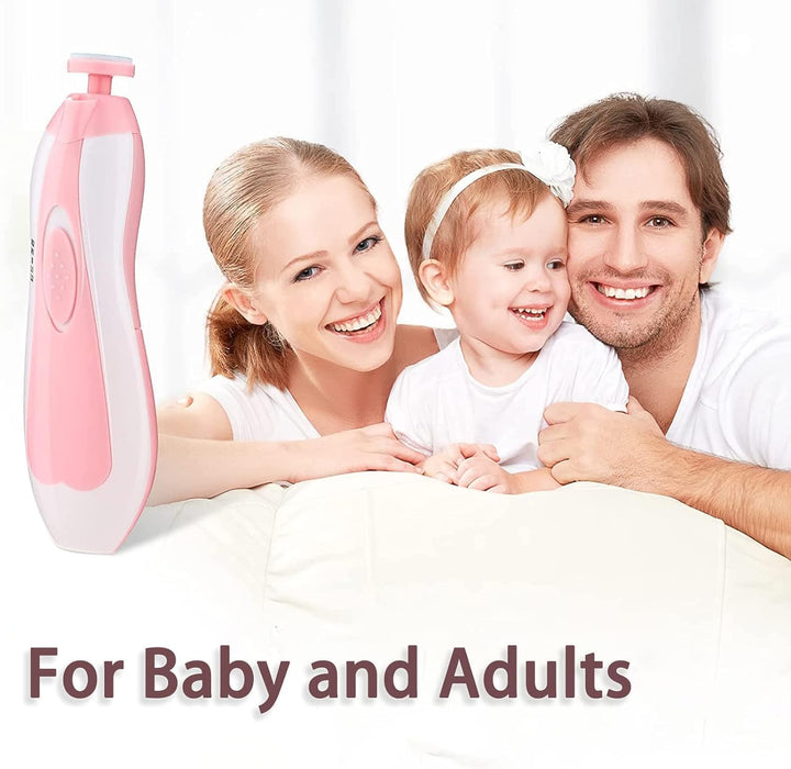 Baby Healthcare and Grooming Kit, 26 in 1 Portable Baby Safety Care Set with Hair Brush Comb Nasal Aspirator Electric Nail Trimmer Set Baby Essentials Kit for Newborn Boys Girls (Pink)