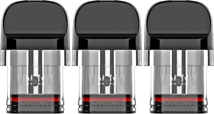 Smok Novo 2X MTL Replacement Pods - 3 Pack - [0.8Ohm Mesh] Inhale Activated, Top-Filling, TPD Compliant Ecig, 2Ml No Nicotine (2X Pods (0.8Ohm))