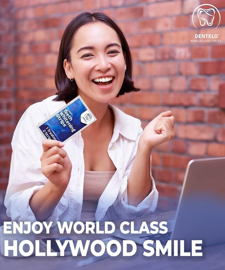 Professional Teeth Whitening Strips,28 Non-Sensitive, Safe for Enamel, anti Slip, Dentist Formulated Teeth Whitener Strips, Adavance Pap Whitening Stripes