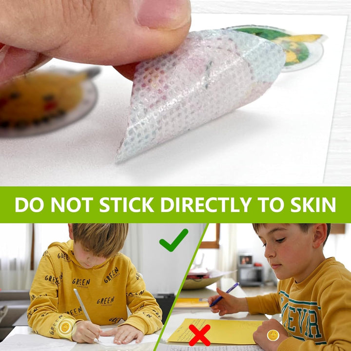 Mosquito Repellent for Children and Adults, Natural Plant Repellent Patches, Multi-Color, 24 Hours Protection, Skin Safety, Waterproof Mosquito Repellent Patches (1 Count (Pack of 168))