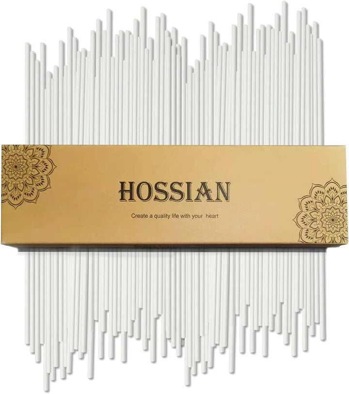 50Pcs Diffuser Sticks - Black Rattan Reed Diffusers for Essential Oils (7.5/19Cm)