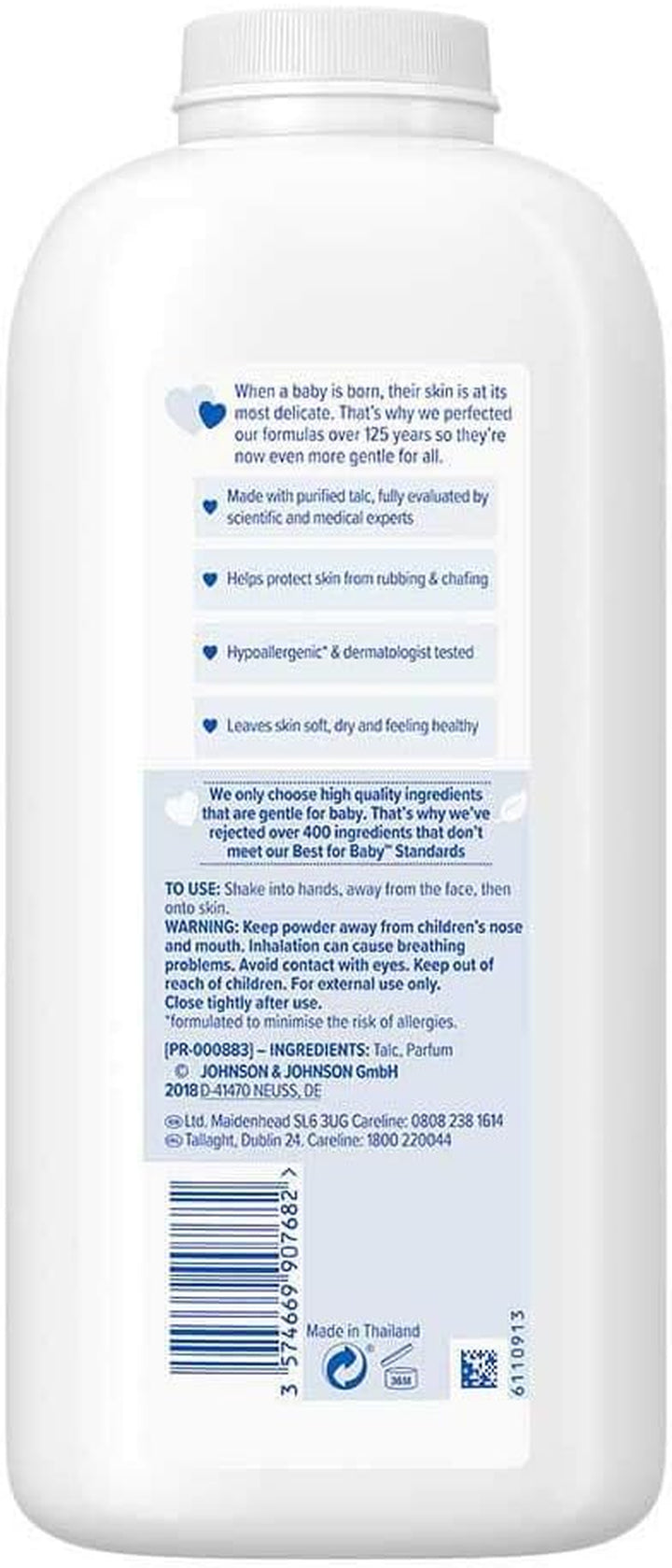 Johnson'S Unisex-Baby Powder 3 Pack (1500G)