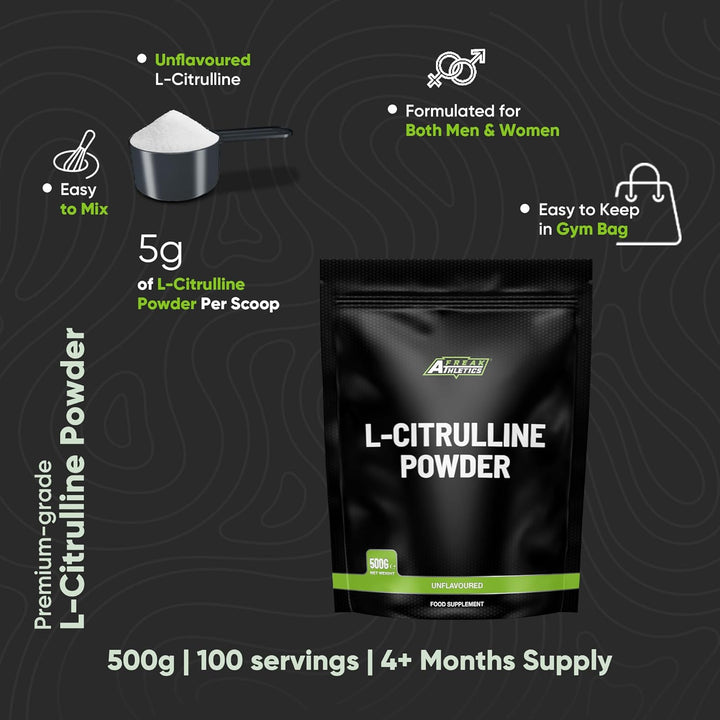 L-Citrulline Powder 500G Unflavoured by
