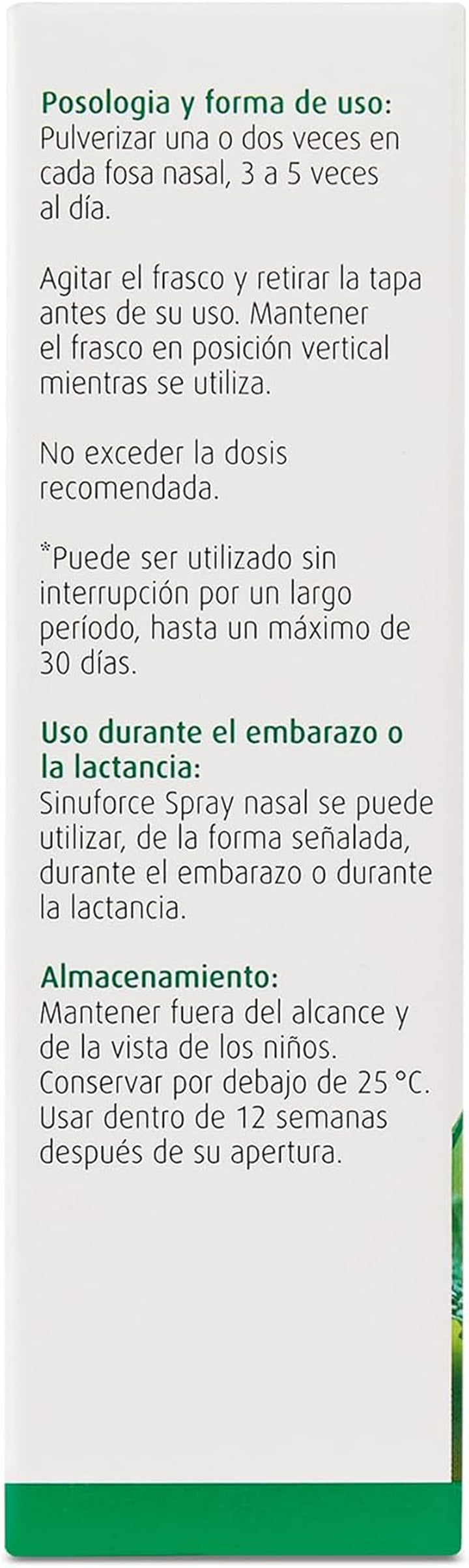 Nasal Spray 20Ml Sinuforce.