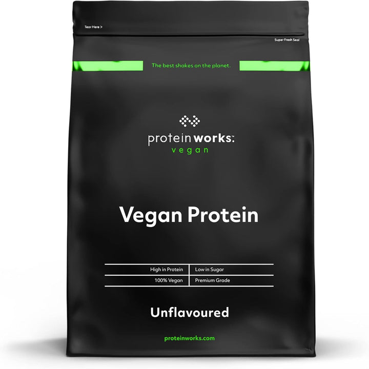 Protein Works - Vegan Protein Powder, Vanilla Crème, 33 Servings, 100% Plant Based & Natural, Premium Multi-Protein Blend, Low Fat Shake, Low Calorie Shake, 1Kg