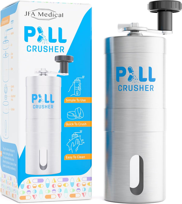 Pill Grinder/Crusher - Crushes Multiple Tablets/Pills into a Fine Powder