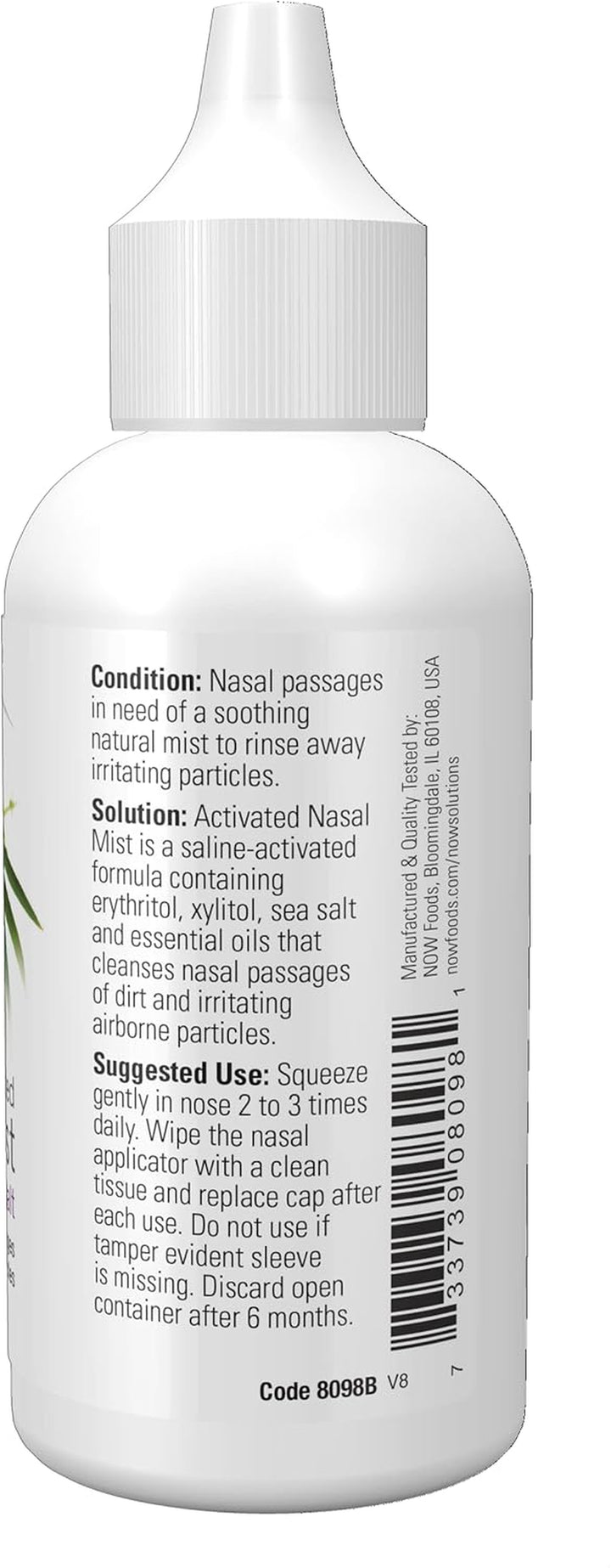Foods Activated Nasal Mist, 2 Fl. Oz