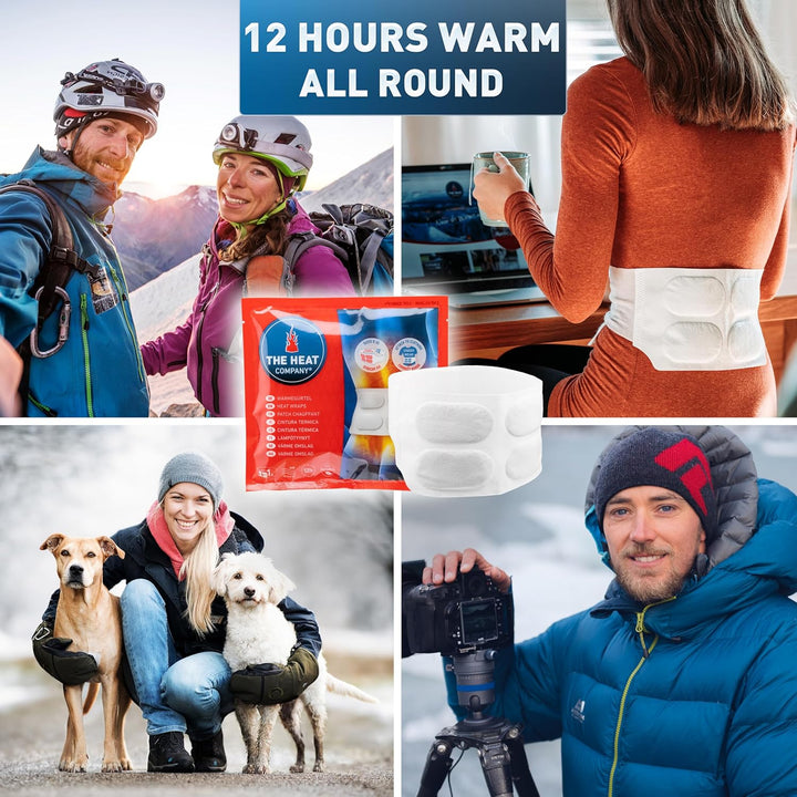 Heat Wraps - 3 Pieces - EXTRA WARM - 12 Hours Pleasant Warmth