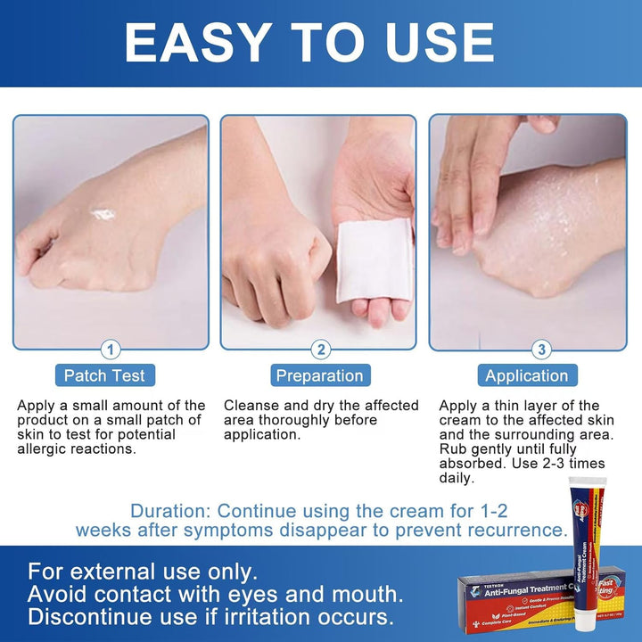 Herbal Antifungal Cream: Treatment for Ringworm, Jock Itch, Athlete’S Foot & Fungal Skin Infections – Natural, Fast-Acting Formula for Adults and Kids (20G (2 Pack))