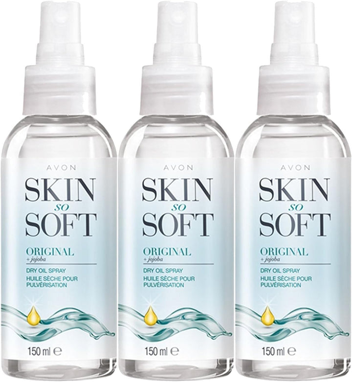 Skin so Soft Original Dry Oil Body Spray with Jojoba 150 Ml - Pack of 2
