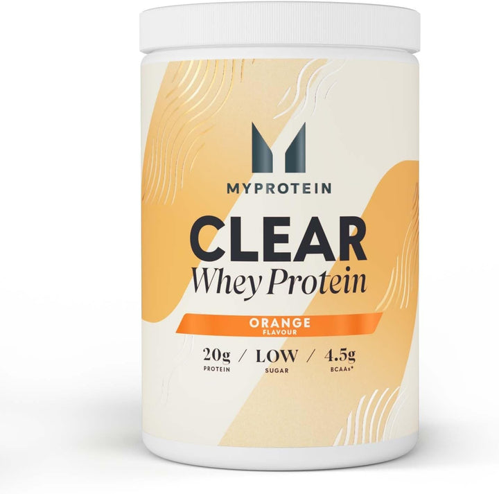 Clear Whey Protein Isolate Powder - Peach Tea - 488G - 20 Servings - Cool and Refreshing Whey Protein Shake Alternative - 20G Protein and 4G BCAA per Serving