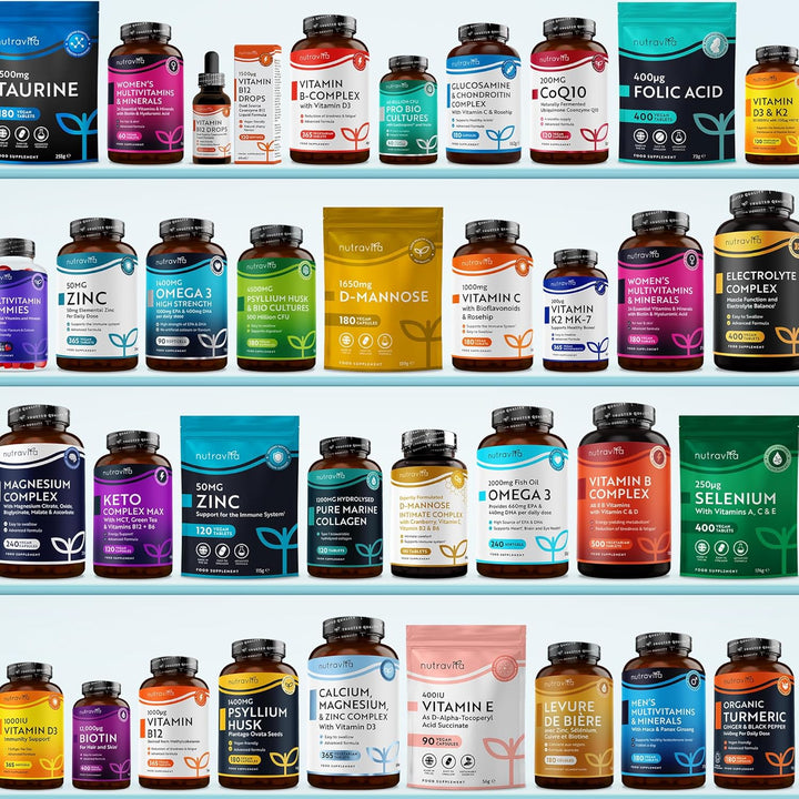 Vitamin C 1000Mg – 180 Premium Vegan & Vegetarian Tablets – 6 Month Supply – High Strength Ascorbic Acid – with Added Bioflavonoids & Rosehip – Normal Immune System – Made in the UK