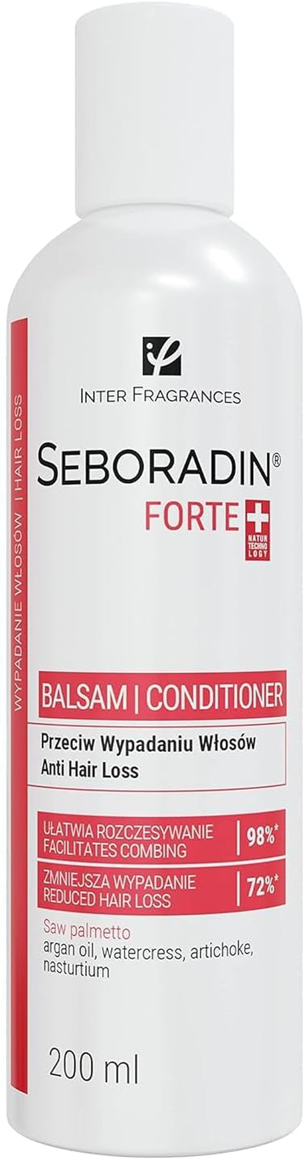 FORTE Hair Balm for Hair Loss Hair Thinning Premium Conditioner 200 Ml with Vitamins and Natural Extracts for Thickening and Growth Natur Technology Hair & Scalp Treatment Hair Care