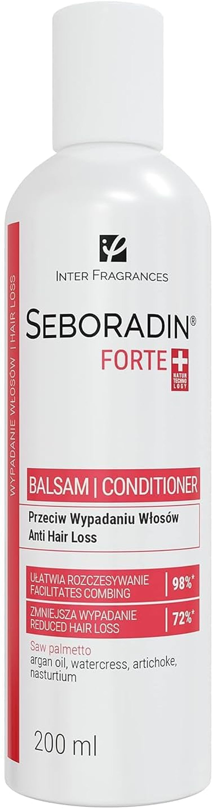 FORTE Hair Balm for Hair Loss Hair Thinning Premium Conditioner 200 Ml with Vitamins and Natural Extracts for Thickening and Growth Natur Technology Hair & Scalp Treatment Hair Care