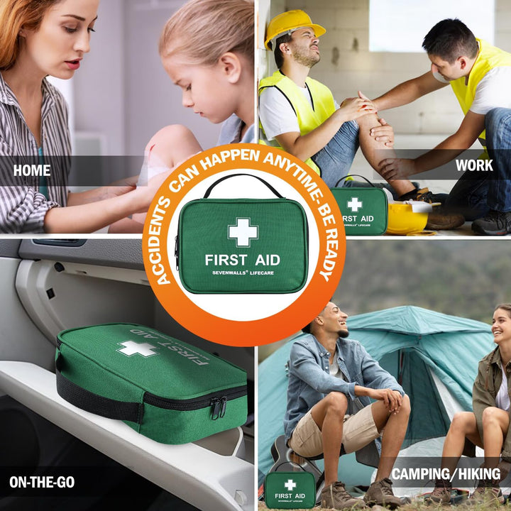 210-Piece Premium First Aid Kit for Home, Car, Travel, and Workplace – Comprehensive Emergency Medical Supplies – Compact & Durable Design
