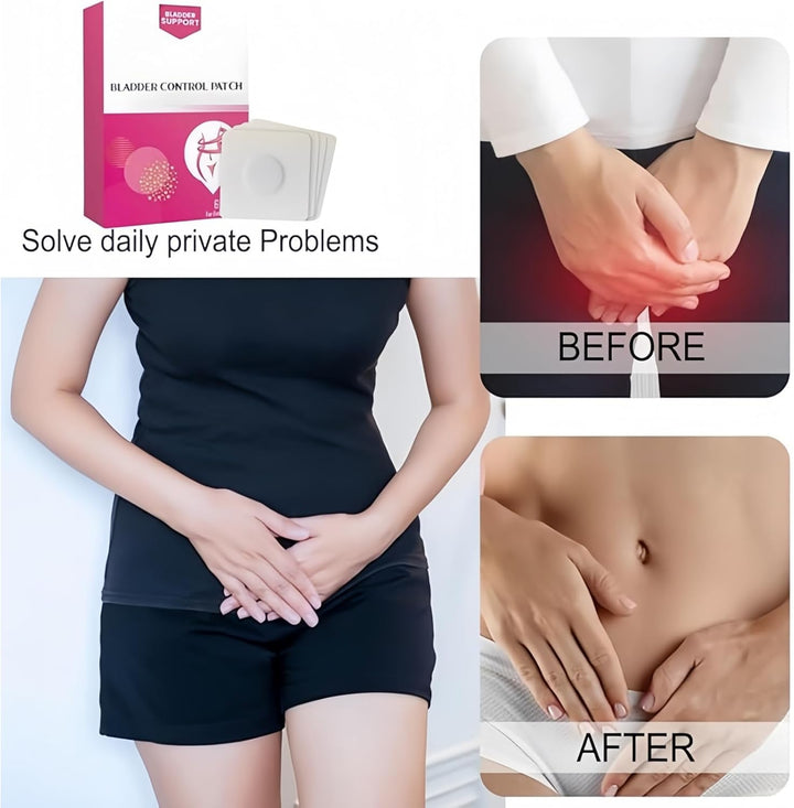6PCS Bla/Dder Control Patches, Bla/Dder Health & Uri/Ne Leak/Age Support for Men & Women, Skin-Soothing & Breathable Design for Uri/Nate Relief, Nourishing Bla/Dder Control Patch, Bla/Dder Support