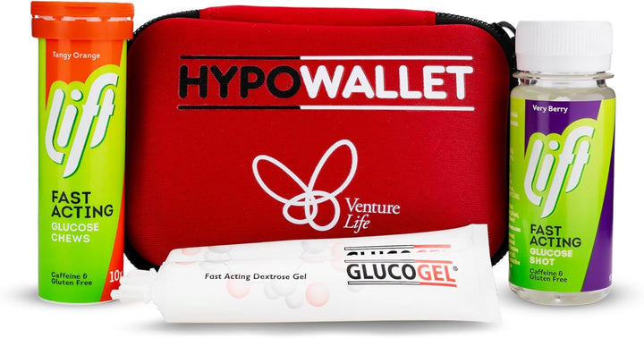 Contains Lift Chewable Tablets, a Lift Shot & Glucogel, Fast Acting Glucose,1 Pack