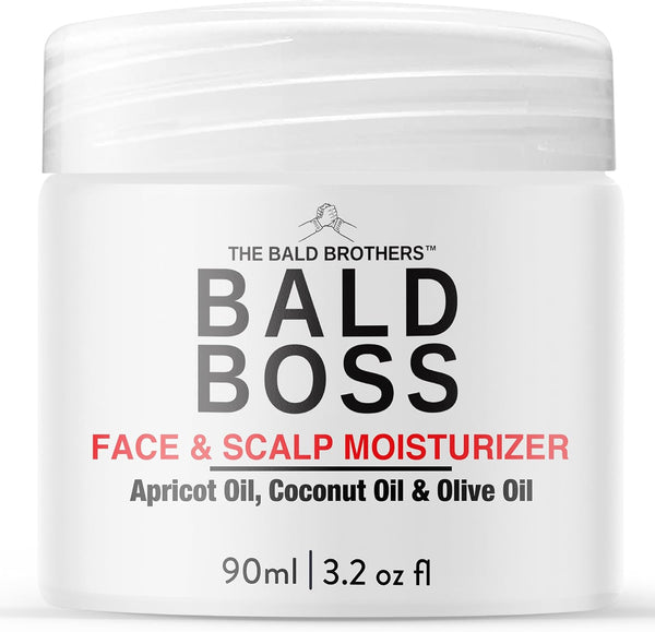 Bald Head Care for Men | Everyday Face & Scalp Care | Matte, No Grease, Vegan | Daily Mens Moisturiser Fragrance Free