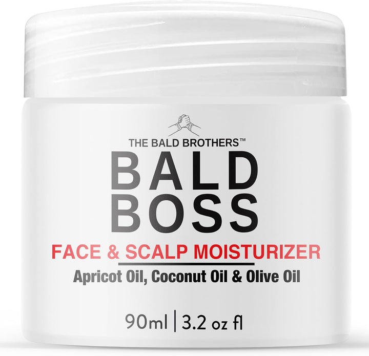Bald Head Care for Men | Everyday Face & Scalp Care | Matte, No Grease, Vegan | Daily Mens Moisturiser Fragrance Free