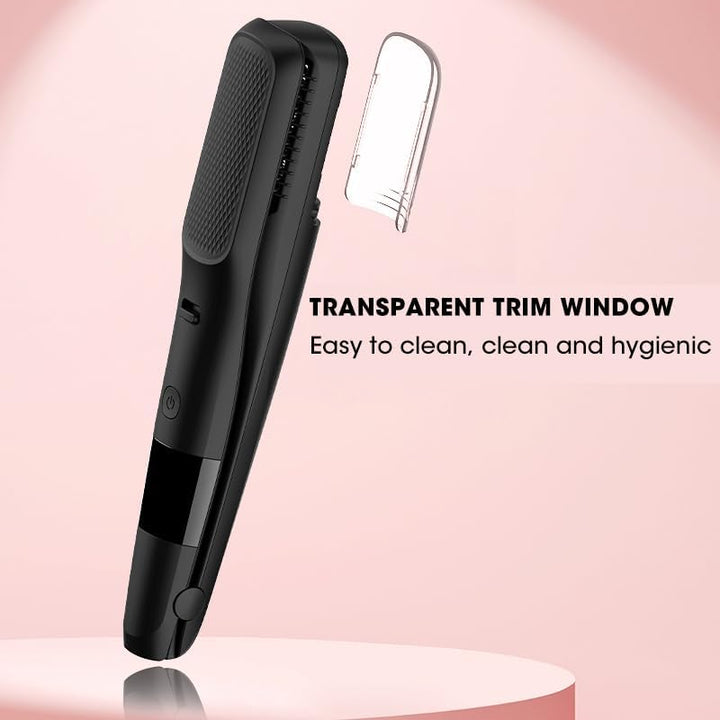 Split End Hair Trimmer Cutting Tool,Removes Split Ends and Broken Hair Tips Quickly and Effectively, without Loss of Length for Healthy Hair, with LED Display, 2H Battery Life