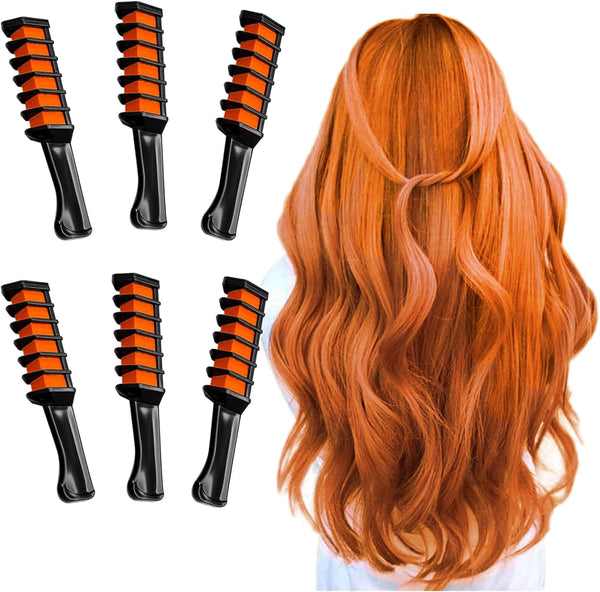 Hair Chalk for Kids Girls,  Temporary Hair Color Dye for Kids Gifts for Girls Age 6 7 8-12+ Colour Hairspray for Birthday St. Patrick'S Day Children'S Day Halloween Christmas(Orange)