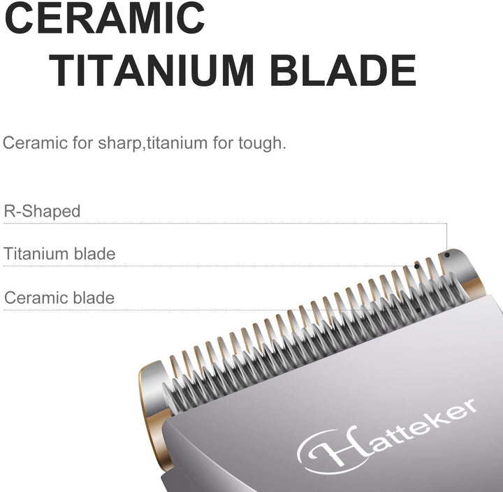 Professional Hair Clipper Cordless Clippers Hair Trimmer Beard Trimmer Shaver Detail Trimmer Hair Cutting Kit for Men Waterproof