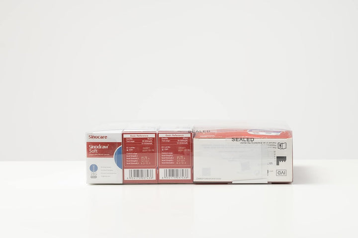 Blood Sugar Monitor,  Safe Accu2 Blood Sugar Test Kit with 100 Test Strips, 100 Lans, Light Indicator, No Coding, Easy to Use, Diabetes Testing Kit Home Use UK, Mmol/L