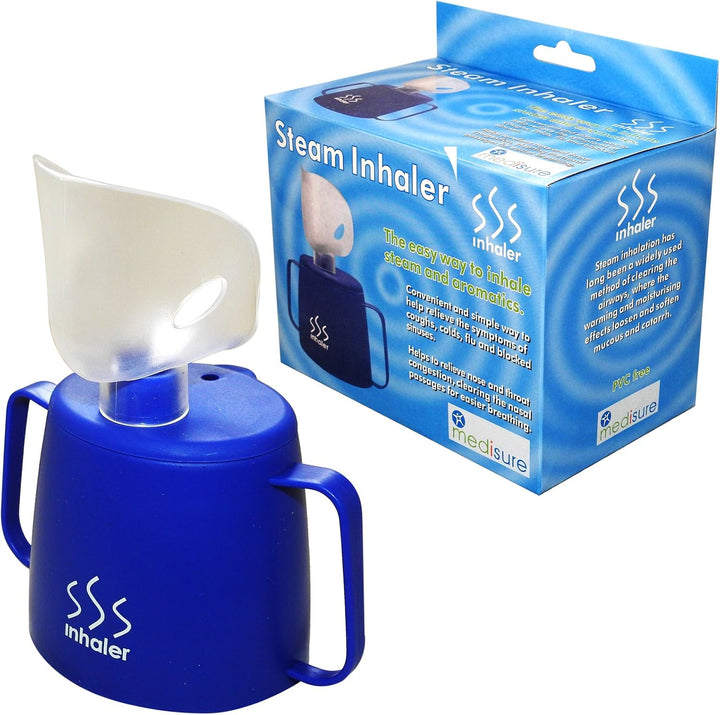 Healthcare Steam Inhaler Inhalation Cold Cough Flu Blocked Airways Cup X 1