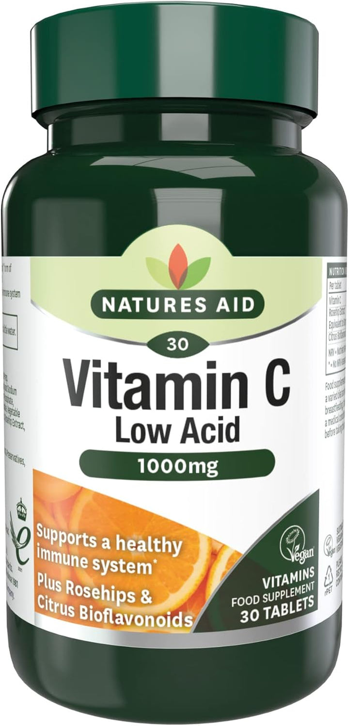 Vitamin C 1000Mg Time Release - High Strength with Bioflavonoids - Supports Immunity, Bones & Heart - Antioxidant - Vegan, Gluten-Free, Non-Gmo Supplement – 30 Tablets