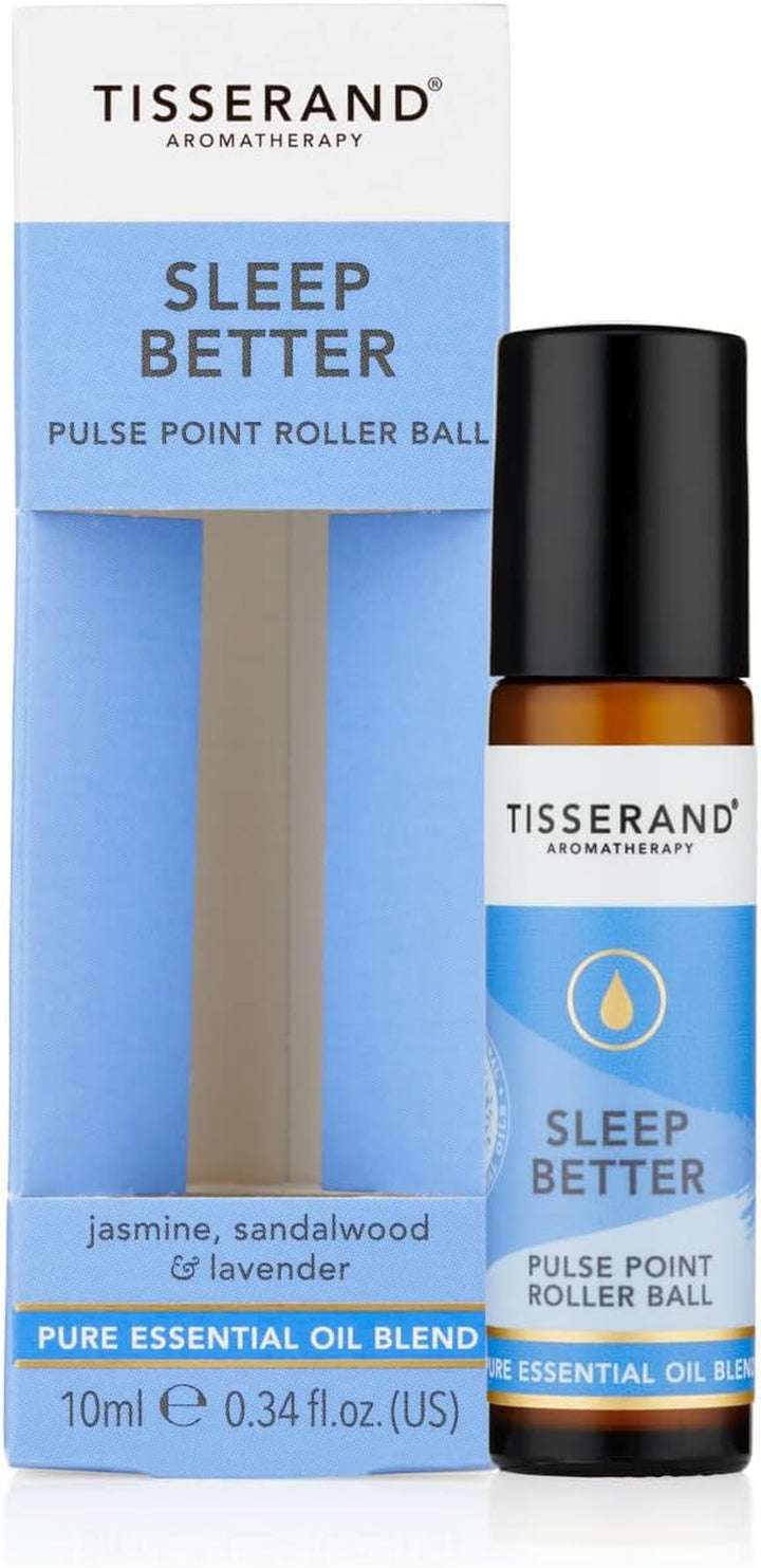 Aromatherapy - Sleep Better - Pulse Point Roller - Lavender, Jasmine & Sandalwood Essential Oils - 100% Natural Pure Essential Oils - 10Ml