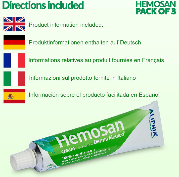 Haemorrhoid Cream - 1, 2 or 3 Pack Fissure Cream Relieves Discomfort and Soothes Itching Haemorrhoids (Pack of 1)