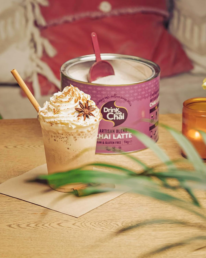 Artisan Blend Chai Latte 1Kg (Pack of 1), Just Add Milk, Vegan & Gluten Free Chai Latte Powder (50 Servings Total)
