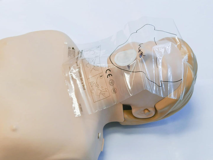 Group Hypaguard Training Manikin Resuscitation Face Shields on a Roll