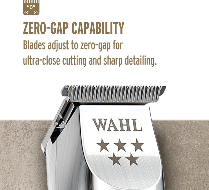 5 Star A•Ligntrimmer, Cord/Cordless Lithium Ion Trimmer, Professional Hair Trimmers, Detailing and Outlining, Lightweight, Ergonomic, Zero-Gap Adjustable, Compact T-Blades, Barbers Supplies