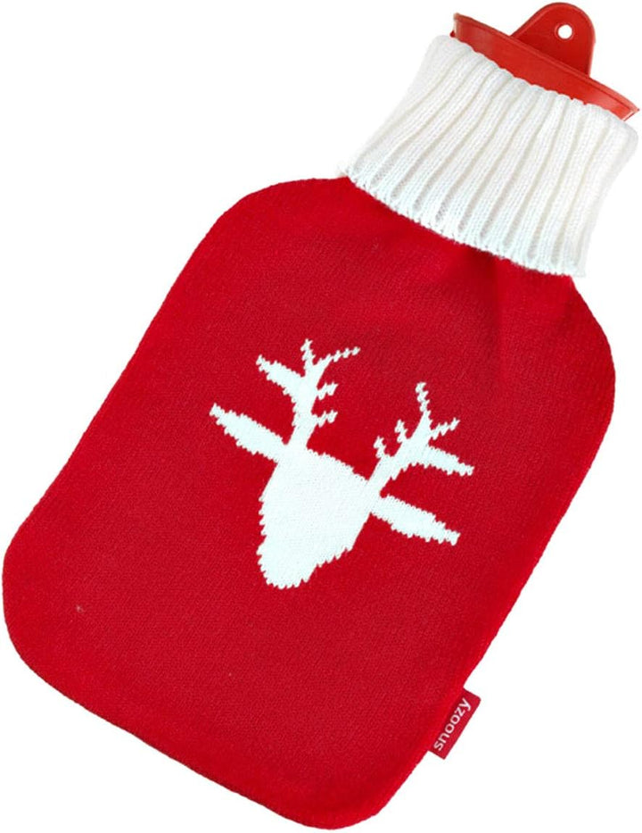 ® Hot Water Bottle with Soft and Cuddly Cover XXL with 2 Litre Volume for Long-Lasting Warmth; 100% Natural Rubber. (Without Cover)