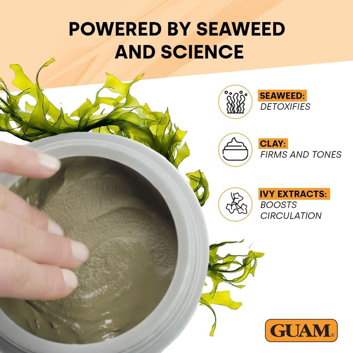 Seaweed Mud Stubborn & Deeply Rooted anti Cellulite Treatment - 500G Antioxidant Hot Body Mask Cellulite Remover for Legs & Thighs - Skin Firming Cream to Reduce Imperfections & Boost Circulation