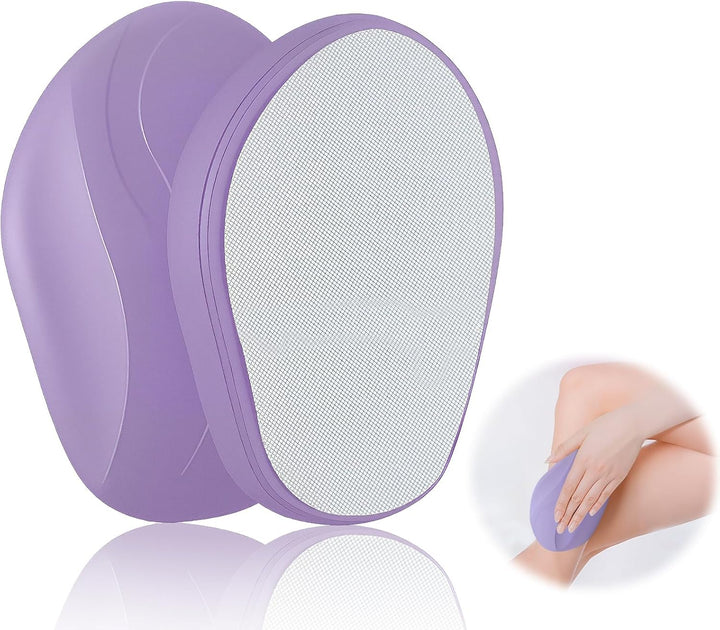 Crystal Hair Remover for Purple Nano Glass Remover - Gentle Body Hair Removal Tool, Easy Magic Hair Eraser for Women, Suitable for All Parts of the Body, Makes Skin Soft and Silky