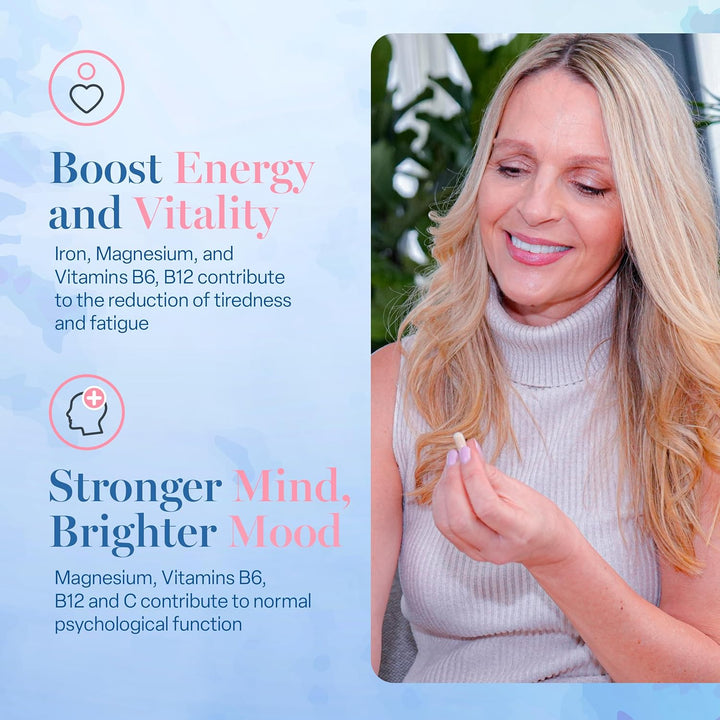 Menopause Supplements Perimenopause Supplements 1 Month Supply - Daily Support for the Early Stage of Menopause – 60 Capsules - Includes Ashwagandha, Vitamins and Red Clover