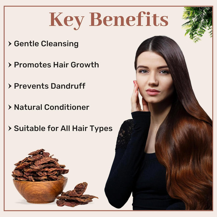 Shikakai Hair Cleanser Powder - 500G Pack | Ayurvedic Hair Mask, 100% Natural, Chemical Free