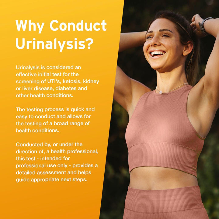 100 X AYDMED 11-In-1 Urine Test Strips | 11 Parameter Urine Test Strips for Urobilinogen, Bilirubin, Ketone, Blood, Protein, Nitrite, Leukocytes, Glucose, Specific Gravity, Ph & Ascorbic Acid