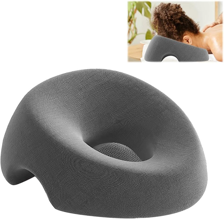 Face down Pillow, Massage Face Pillow, Face Cushion for Massage Table, Ergonomic Prone Cushion, Memory Foam M-Shaped, Massage Table Headrest for Bed, Beauty Pillow for Spa, Salons, Massage